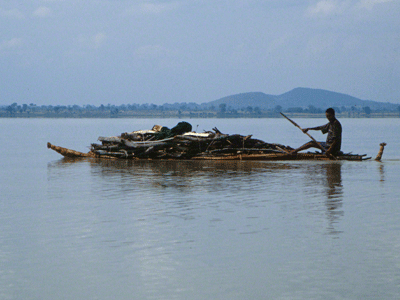 A papyrus tankwa on Lake Tana